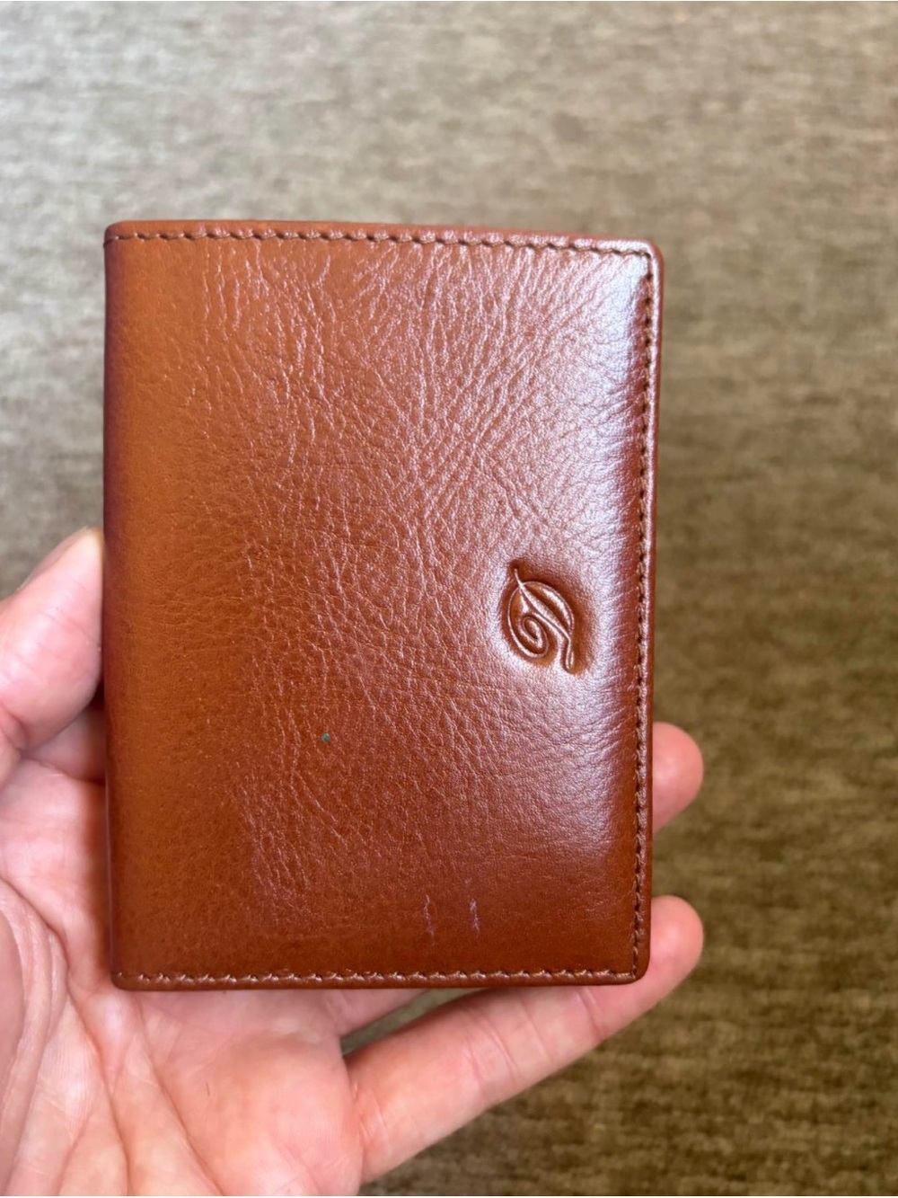 Mens Brown leather wallet
